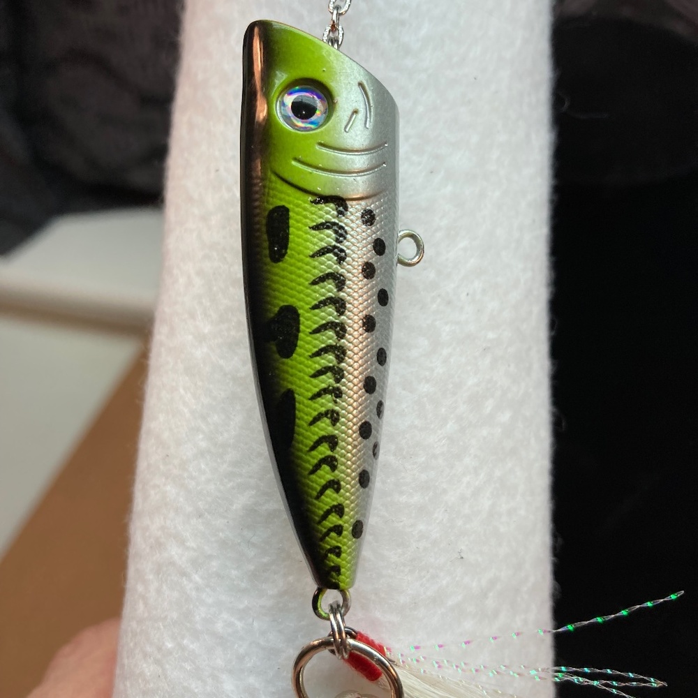 Fish lure keychain